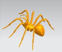 UG造型设计作品——蜘蛛模型